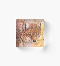 Autumn Stare Acrylic Block