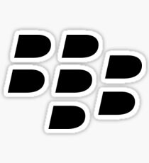Pegatina Los fanáticos de Blackberry deben tener artículos