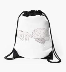 The Creation of Thought Drawstring Bag