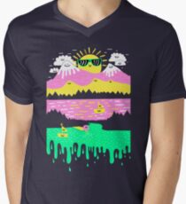 Happy Lake Men's V-Neck T-Shirt
