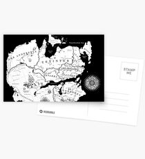 Thedas Map Postcards