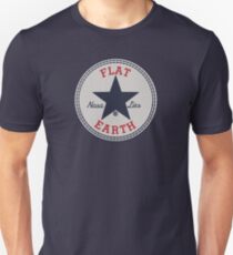 Flat Earth (Converse) Unisex T-Shirt