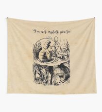 Not Myself - Lewis Carroll - Alice in Wonderland Wall Tapestry
