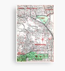 Hollywood West Hollywood Metal Print