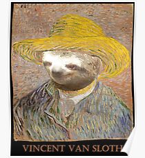 Vincent Van Sloth - Lost Art Poster