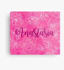Personalised Bridal Metal Print