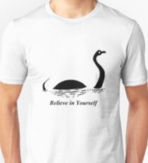 Believe in Yourself - The Loch Ness Monster (Black) Unisex T-Shirt