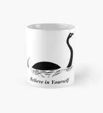 Believe in Yourself - The Loch Ness Monster (Black) Mug