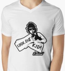 Look Out Kid! It's somethin' you did by lilterra.com Men's V-Neck T-Shirt
