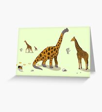 Brachiosaurus Greeting Card