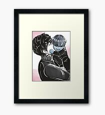 Alec and Max Framed Print