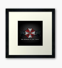 Umbrella Corporation Logo Framed Print