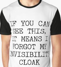 Invisibility Graphic T-Shirt