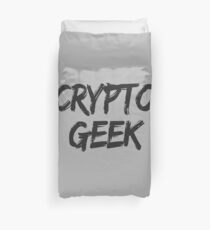 CRYPTO GEEK - T-Shirts & Hoodies Duvet Cover