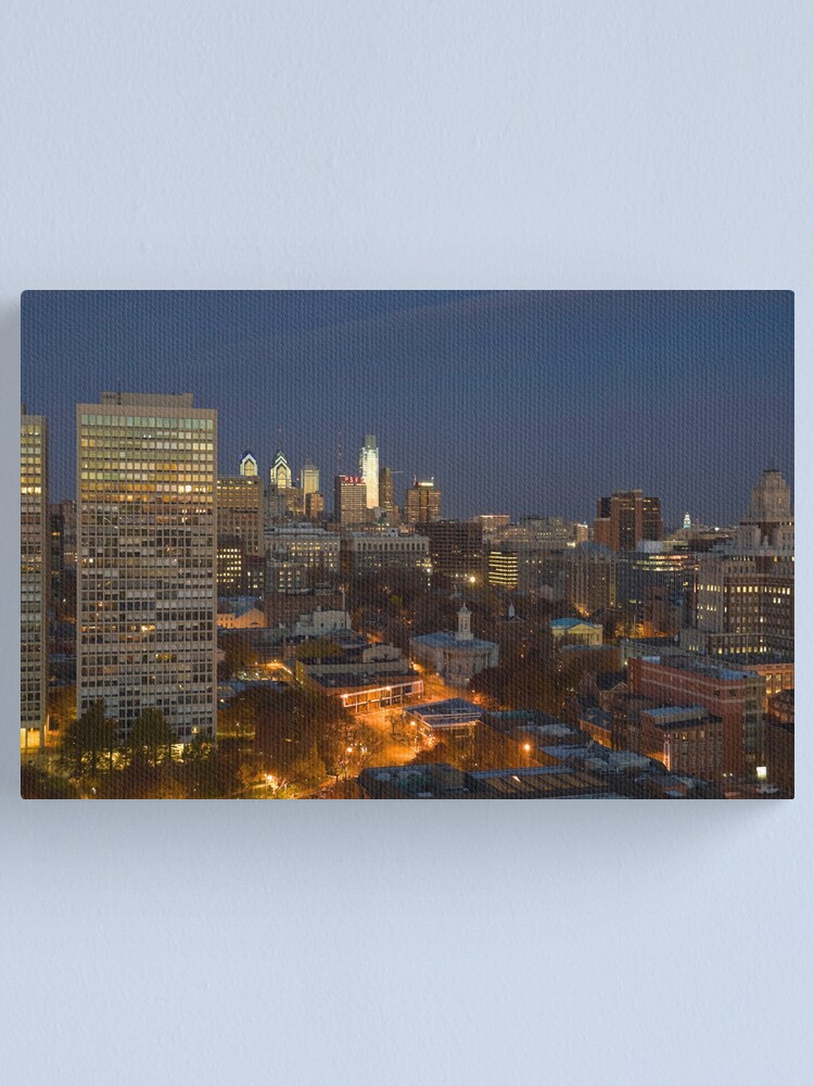Alternate view of Philadelphia Downtown/Center City and Old City (Alan Copson © 2007) Canvas Print