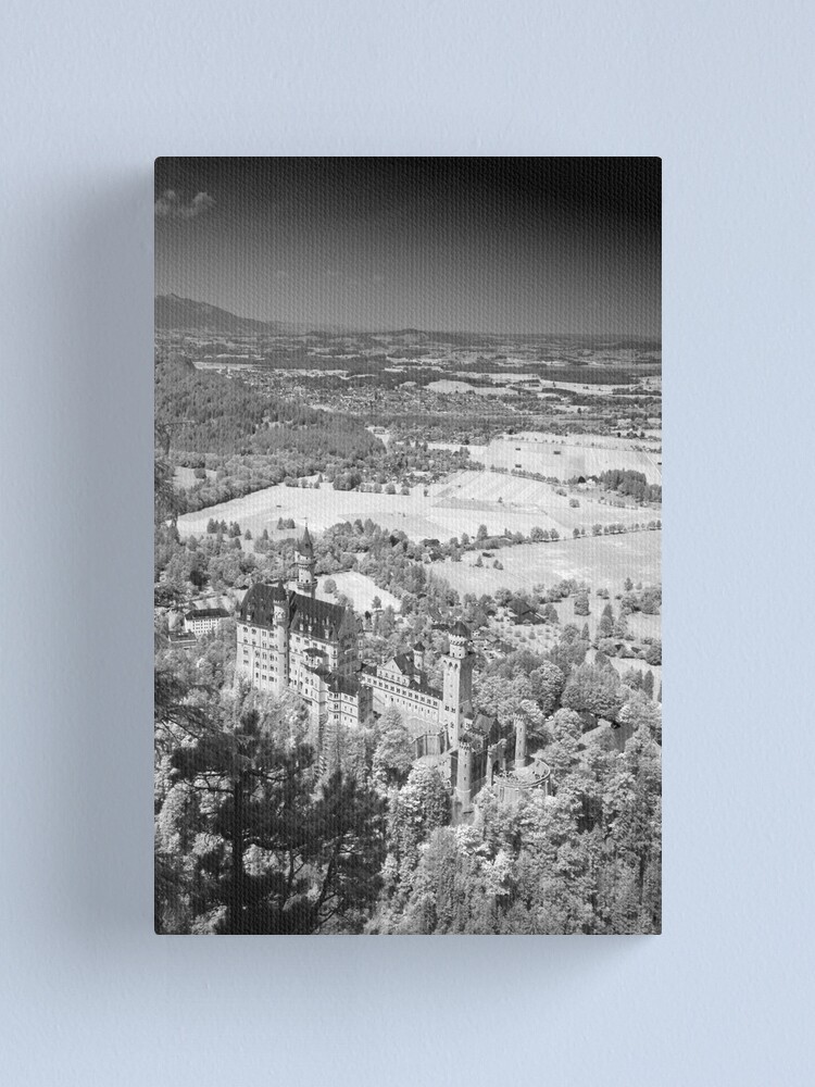 Alternate view of Neuschwanstein Castle. Bavaria. (Alan Copson ©) Canvas Print