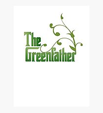 The Greenfather: Environmental Parody Photographic Print