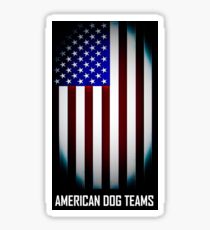 American Dog teams Sticker