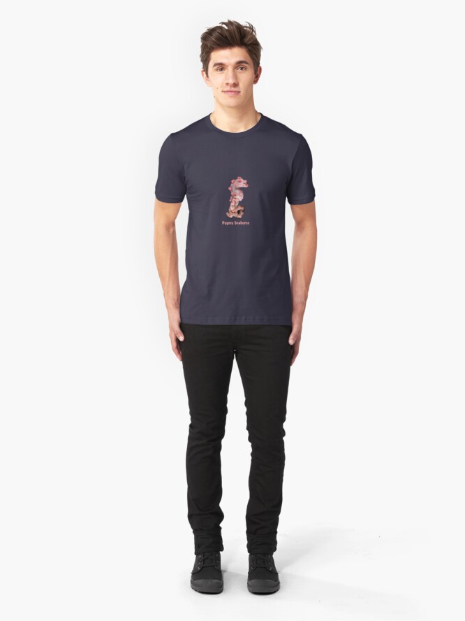 Alternate view of Pygmy Seahorse Slim Fit T-Shirt