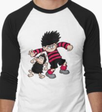 Dennis the Menace and Gnasher Baseballshirt mit 3/4-Arm
