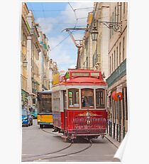 "eléctrico" . Lisbon Poster