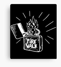 Feuerspaziergang mit Chloe Leinwanddruck