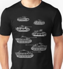 German Panzers of WWII Unisex T-Shirt