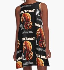 Trick 'r Treat Halloween Mashup T-Shirt A-Line Dress