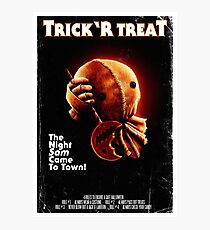 Trick 'r Treat Halloween Poster Photographic Print