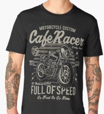 Cafe Racer Motorcycle Retro Vintage Men's Premium T-Shirt