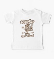 Cinema Video Camera Retro Vintage Baby Tee