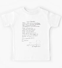 LIVE FOREVER - (handwritten - NG) Kids Tee