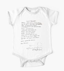 LIVE FOREVER - (handwritten - NG) One Piece - Short Sleeve