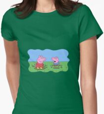 Camiseta entallada para mujer Peppa Pig