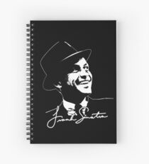 Frank Sinatra - Portrait and signature Spiral Notebook