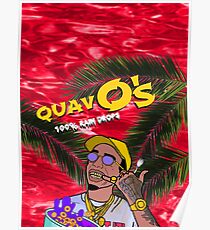 QuavO's Cereal Red Poster