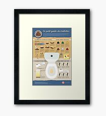The toilet guide Framed Print