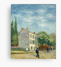 The restaurant Rispal in Asnières - Van Gogh Canvas Print