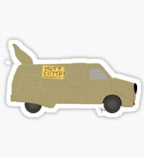 Mutt Cutts Van Sticker