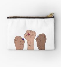 Resist feminist fist art Zipper Pouch