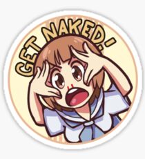 GET NAKED!! Sticker