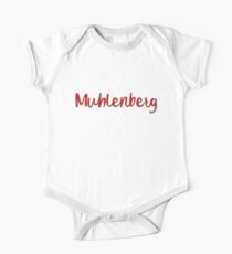 Muhlenberg College Colors One Piece - Short Sleeve