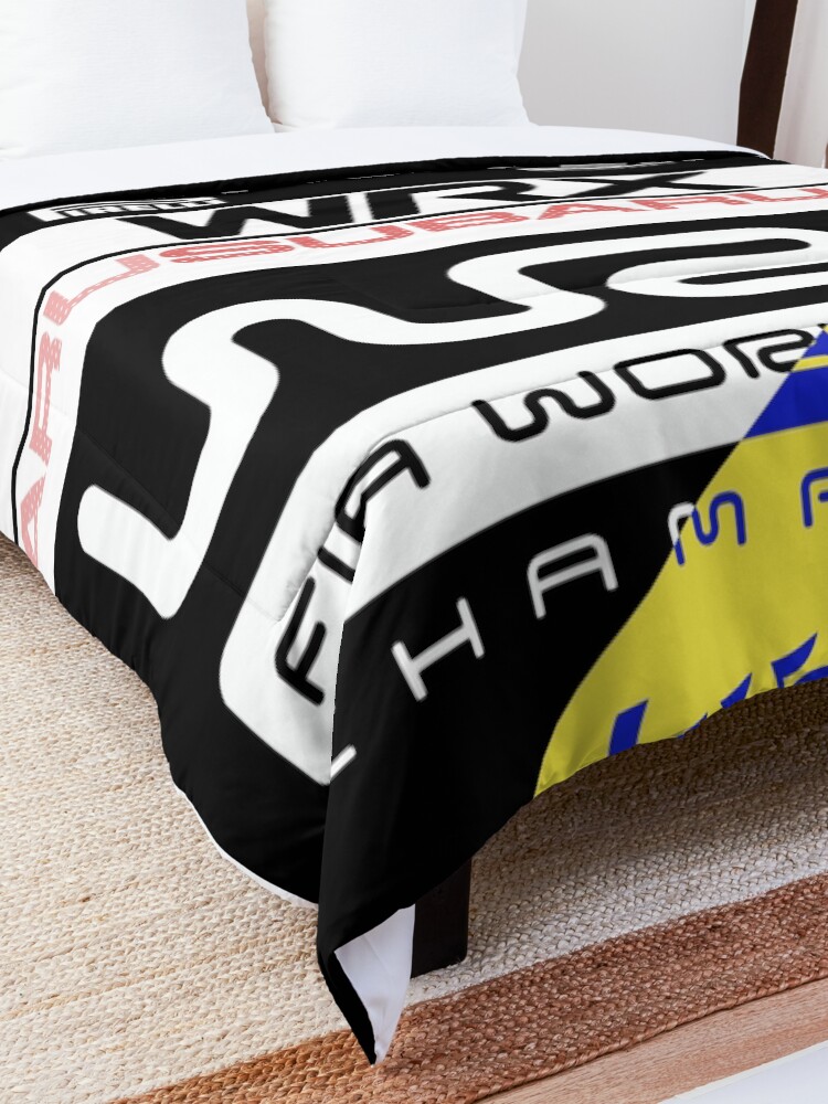 Alternate view of Subaru Rally 555 Comforter