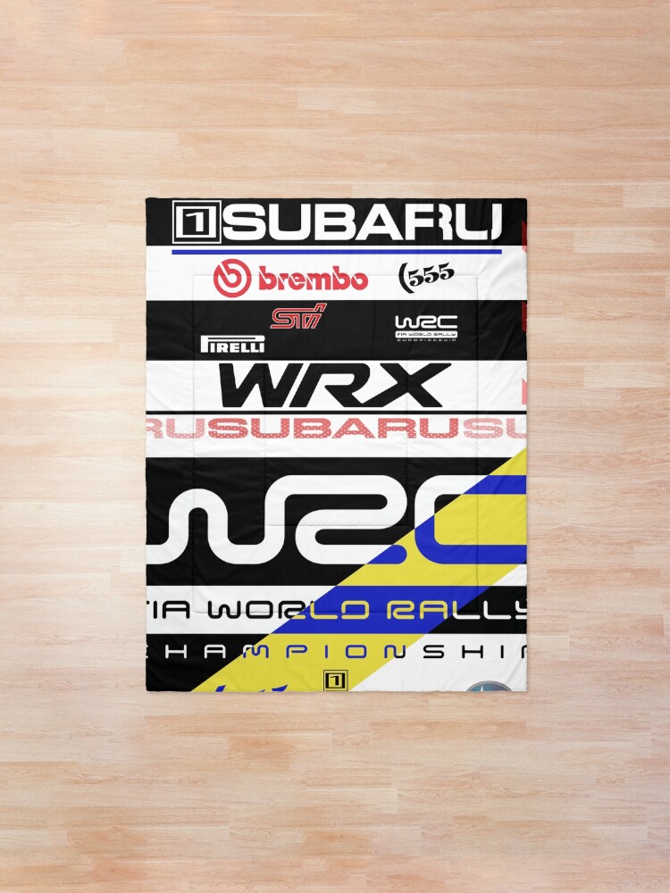 Alternate view of Subaru Rally 555 Comforter