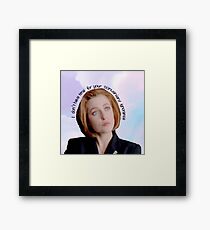 Dana Scully Badass Framed Print