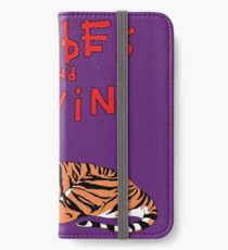 Hobbes and Calvin logo iPhone Wallet/Case/Skin