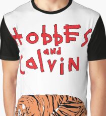 Hobbes and Calvin logo Graphic T-Shirt