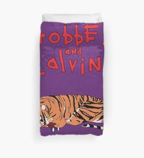 Hobbes and Calvin logo Duvet Cover