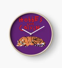 Hobbes and Calvin logo Clock