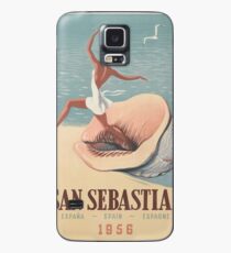 Vintage poster - San Sebastian Case/Skin for Samsung Galaxy